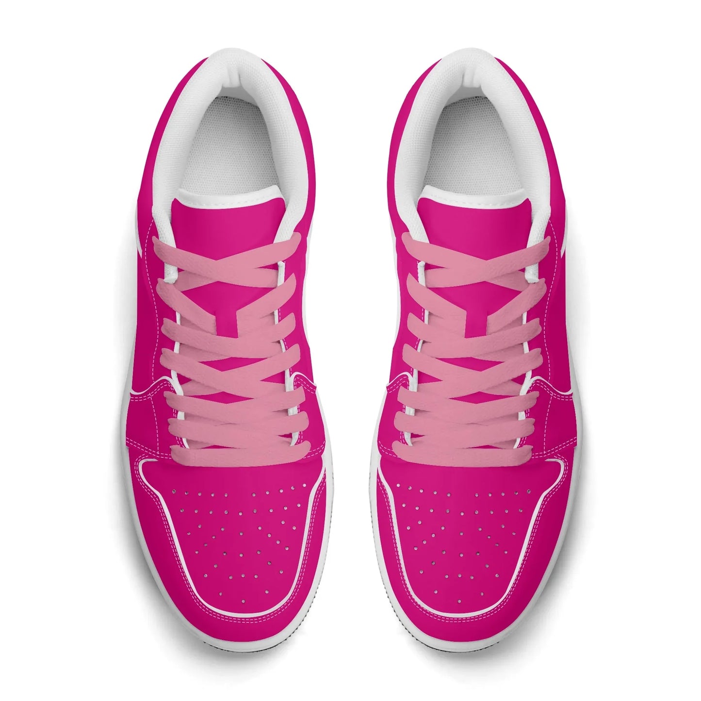 pinke-low-top-leder-sneaker-fur-herren-sneaker-jlr-design-25158 - JLR Design