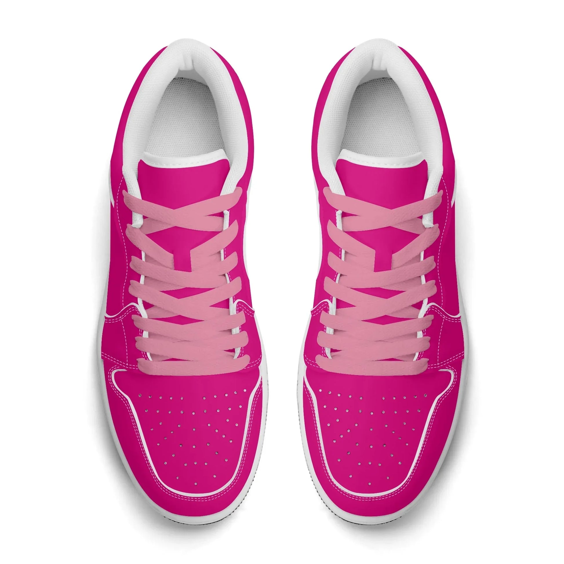 pinke-low-top-leder-sneaker-fur-herren-sneaker-jlr-design-25158 - JLR Design