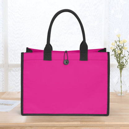 Pinke Premium Canvas Shopper Tasche Einkaufstasche JLR Design