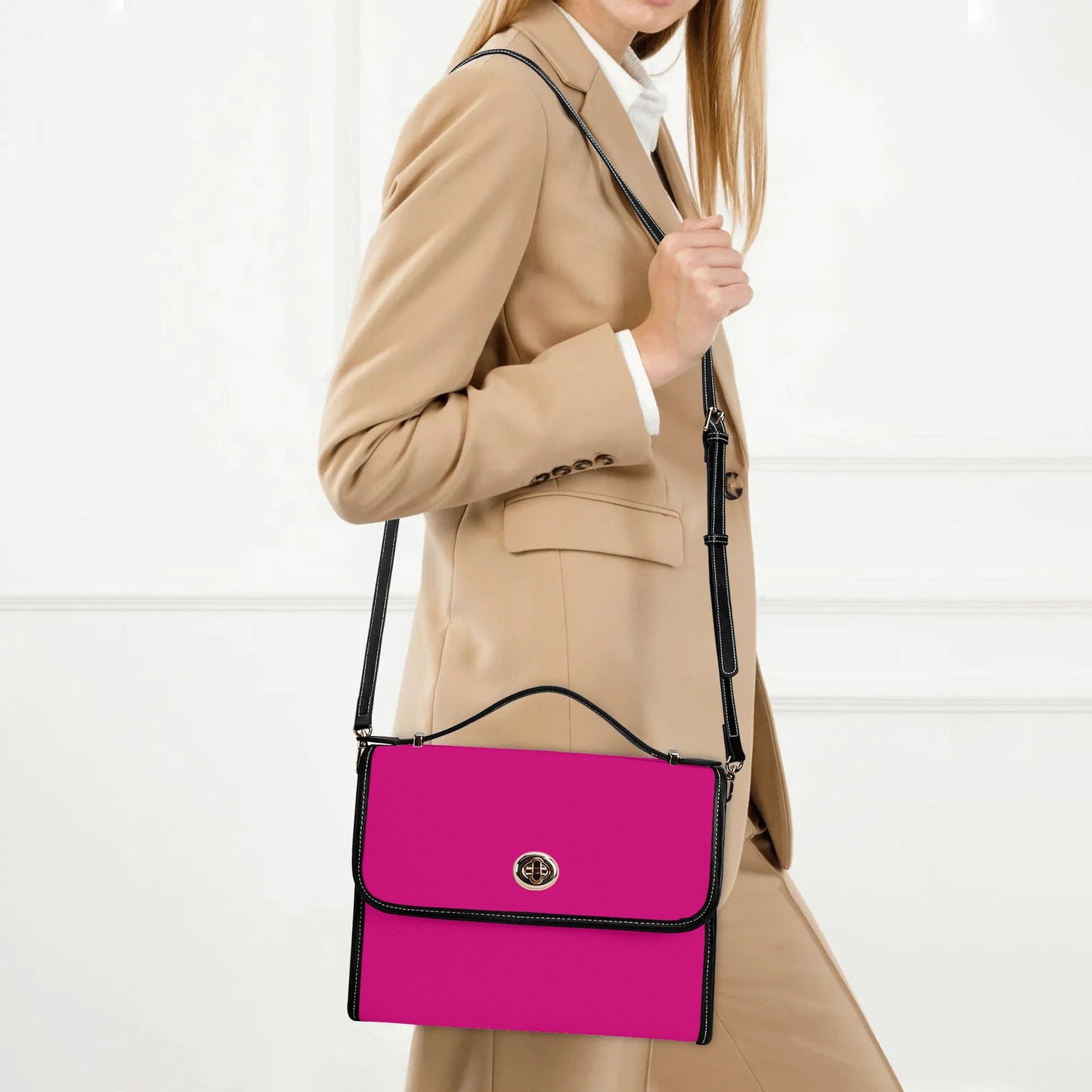 Pinke Satchel Bag Umhängetasche Umhängetasche JLR Design