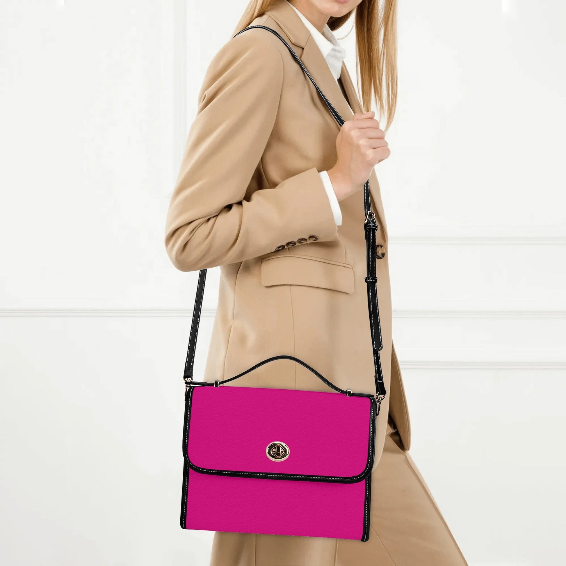 Pinke Satchel Bag Umhängetasche Umhängetasche JLR Design