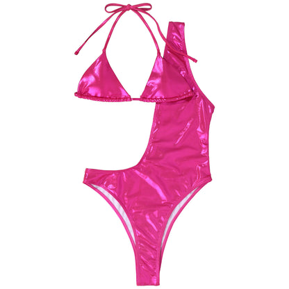 Pinker figurbetonender Stretch Bikini Bikini JLR Design