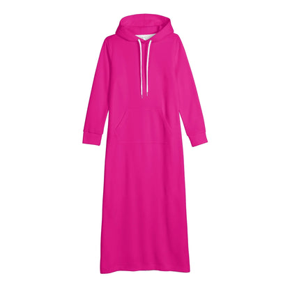 pinkes-bequemes-leichtes-hoodie-kleid-hoodiekleid-jlr-design-83119 - JLR Design