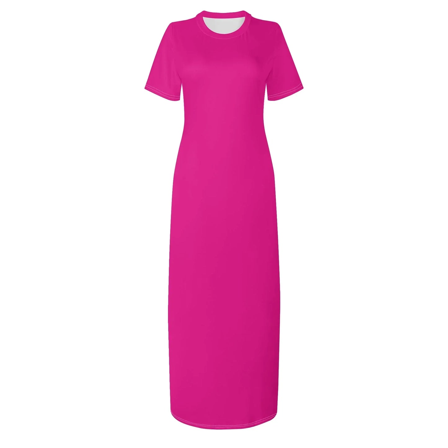 pinkes-short-sleeve-long-dress-long-dress-jlr-design-30031 - JLR Design