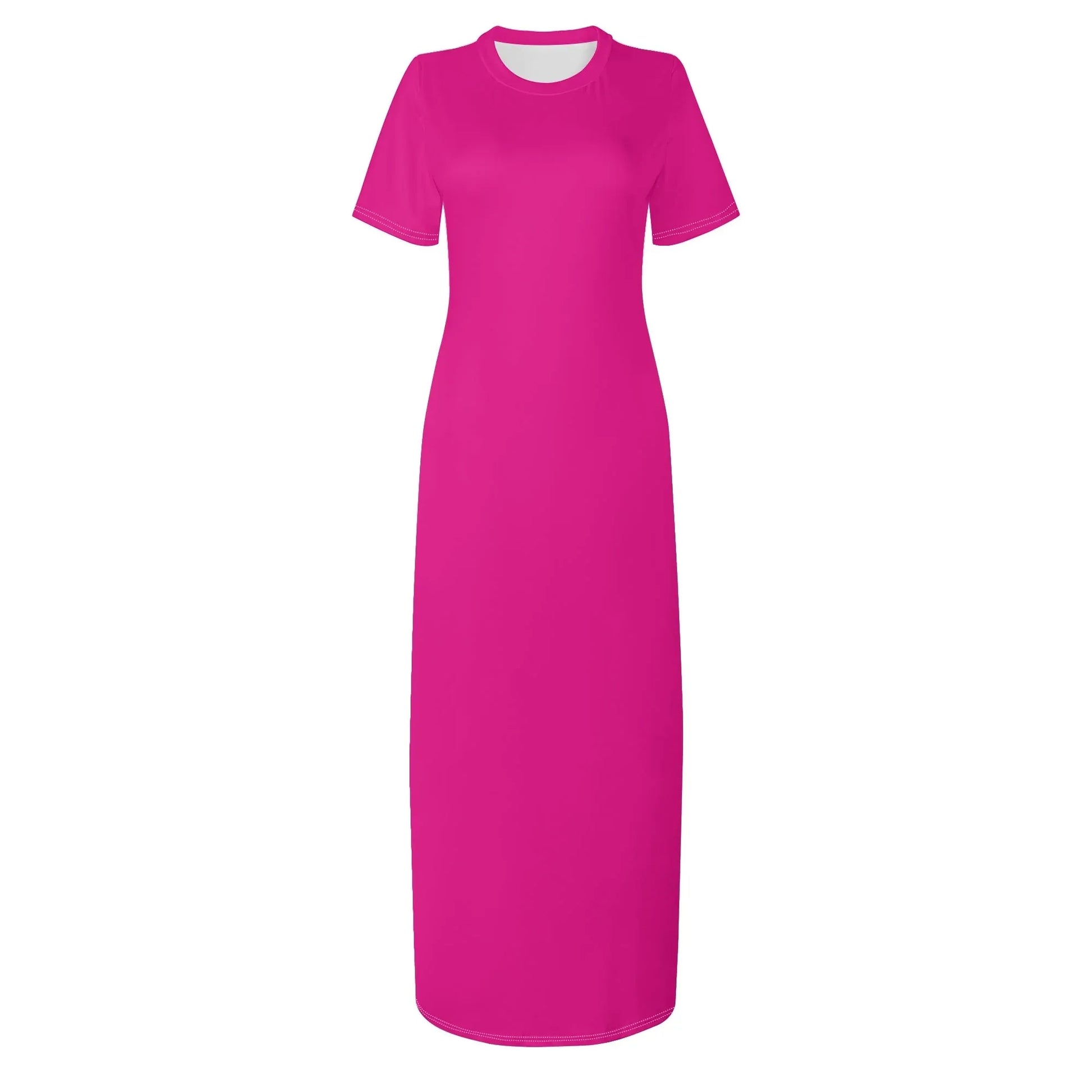 pinkes-short-sleeve-long-dress-long-dress-jlr-design-30031 - JLR Design