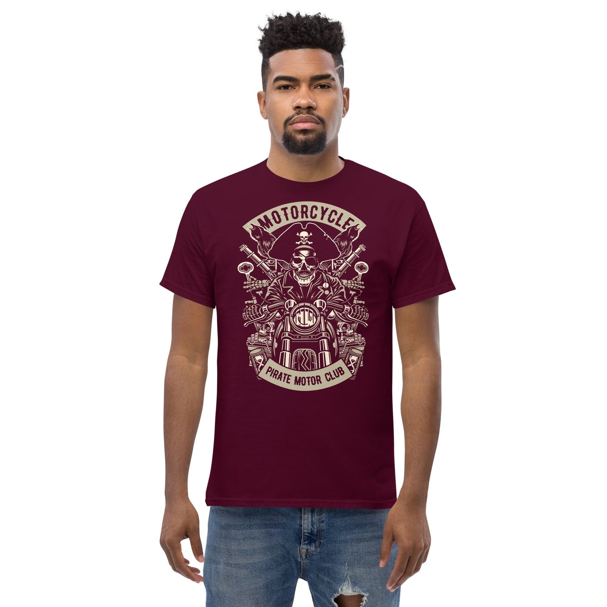 Pirate Motor Club Herren-T-Shirt T-Shirt 29.99 Herren, Motorcycle, Pirate JLR Design