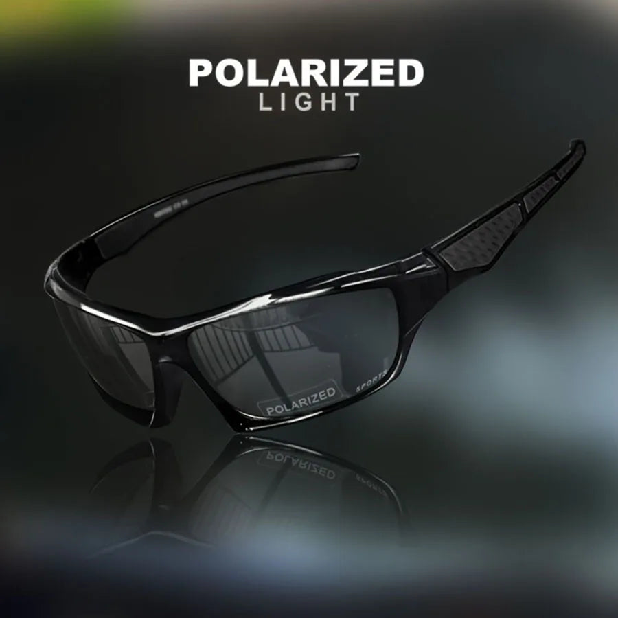 Polarisierte Sport-Sonnenbrille | Flexibler Rahmen | UV400 | Rund | Modisch Brille JLR Design