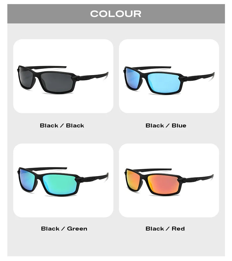 Polarisierte Sportbrille | Quadratisch | UV400 Brille JLR Design