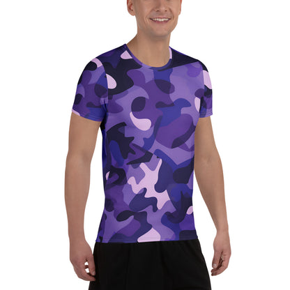 Purple Camouflage v1 Sport-T-Shirt für Herren Sport T-Shirt JLR Design