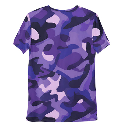 Purple Camouflage v1 Sport-T-Shirt für Herren Sport T-Shirt JLR Design