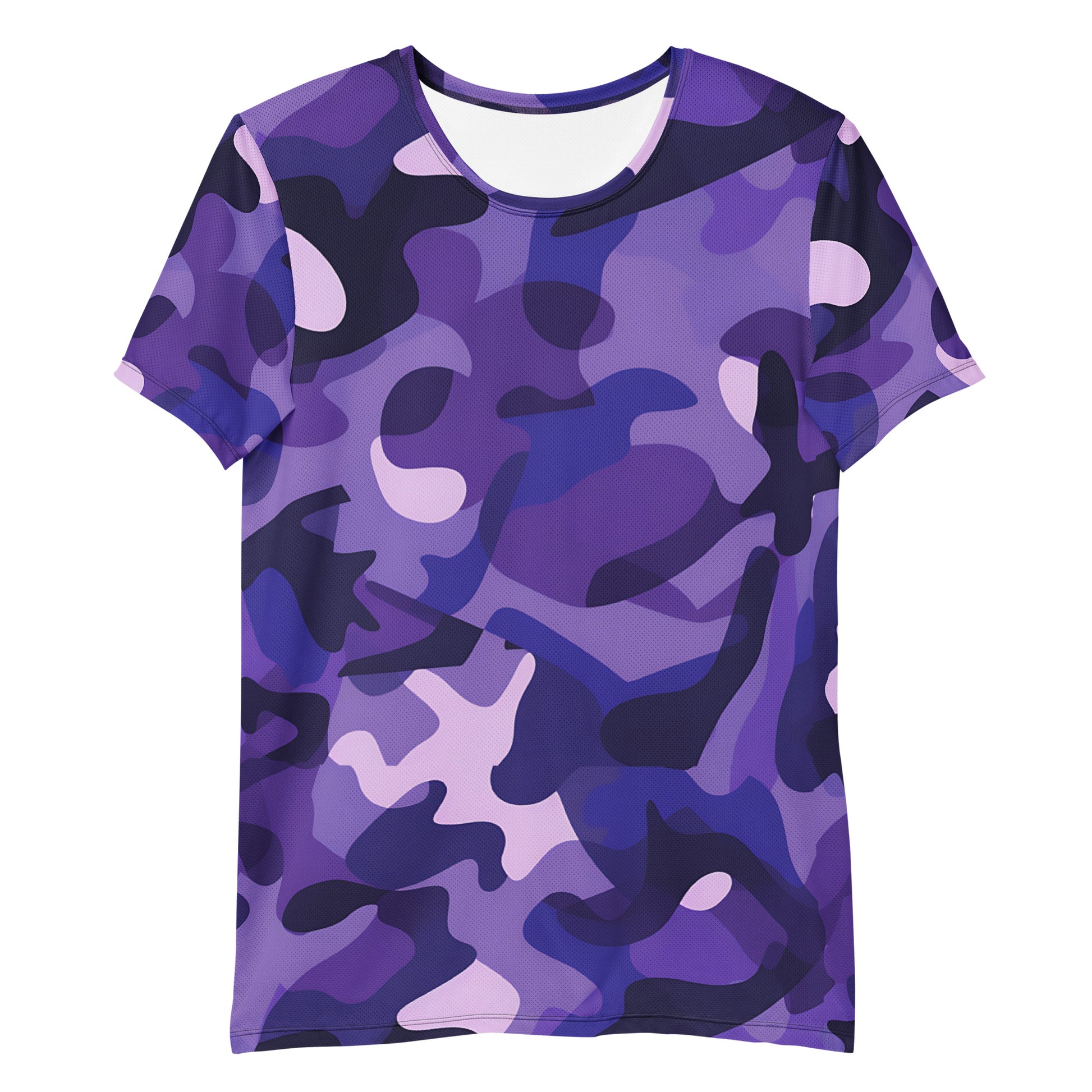 Purple Camouflage v1 Sport-T-Shirt für Herren Sport T-Shirt JLR Design