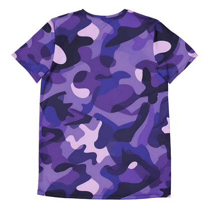 Purple Camouflage v1 Sport-T-Shirt für Herren Sport T-Shirt JLR Design