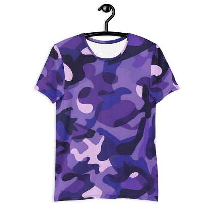 Purple Camouflage v1 Sport-T-Shirt für Herren Sport T-Shirt JLR Design