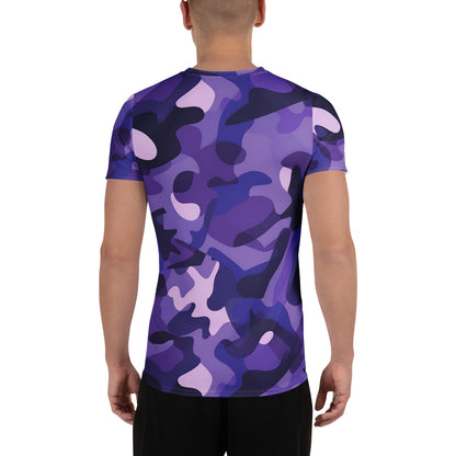 Purple Camouflage v1 Sport-T-Shirt für Herren Sport T-Shirt JLR Design