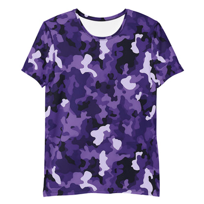 Purple Camouflage v3 Sport-T-Shirt für Herren Sport T-Shirt JLR Design