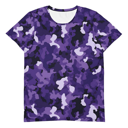 Purple Camouflage v3 Sport-T-Shirt für Herren Sport T-Shirt JLR Design