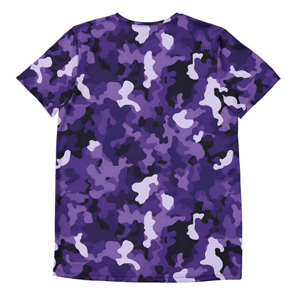 Purple Camouflage v3 Sport-T-Shirt für Herren Sport T-Shirt JLR Design
