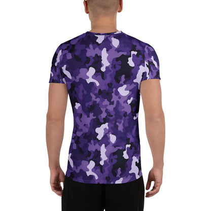 Purple Camouflage v3 Sport-T-Shirt für Herren Sport T-Shirt JLR Design