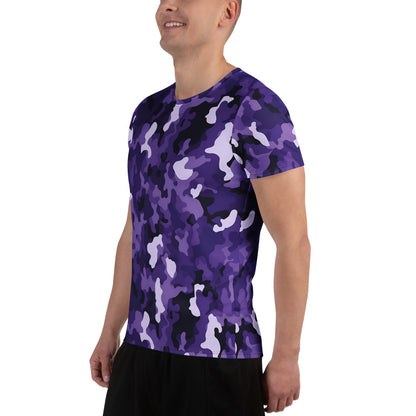 Purple Camouflage v3 Sport-T-Shirt für Herren Sport T-Shirt JLR Design