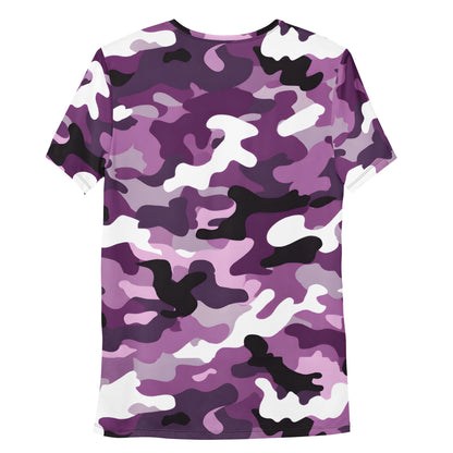 Purple Camouflage v4 Sport-T-Shirt für Herren Sport T-Shirt JLR Design