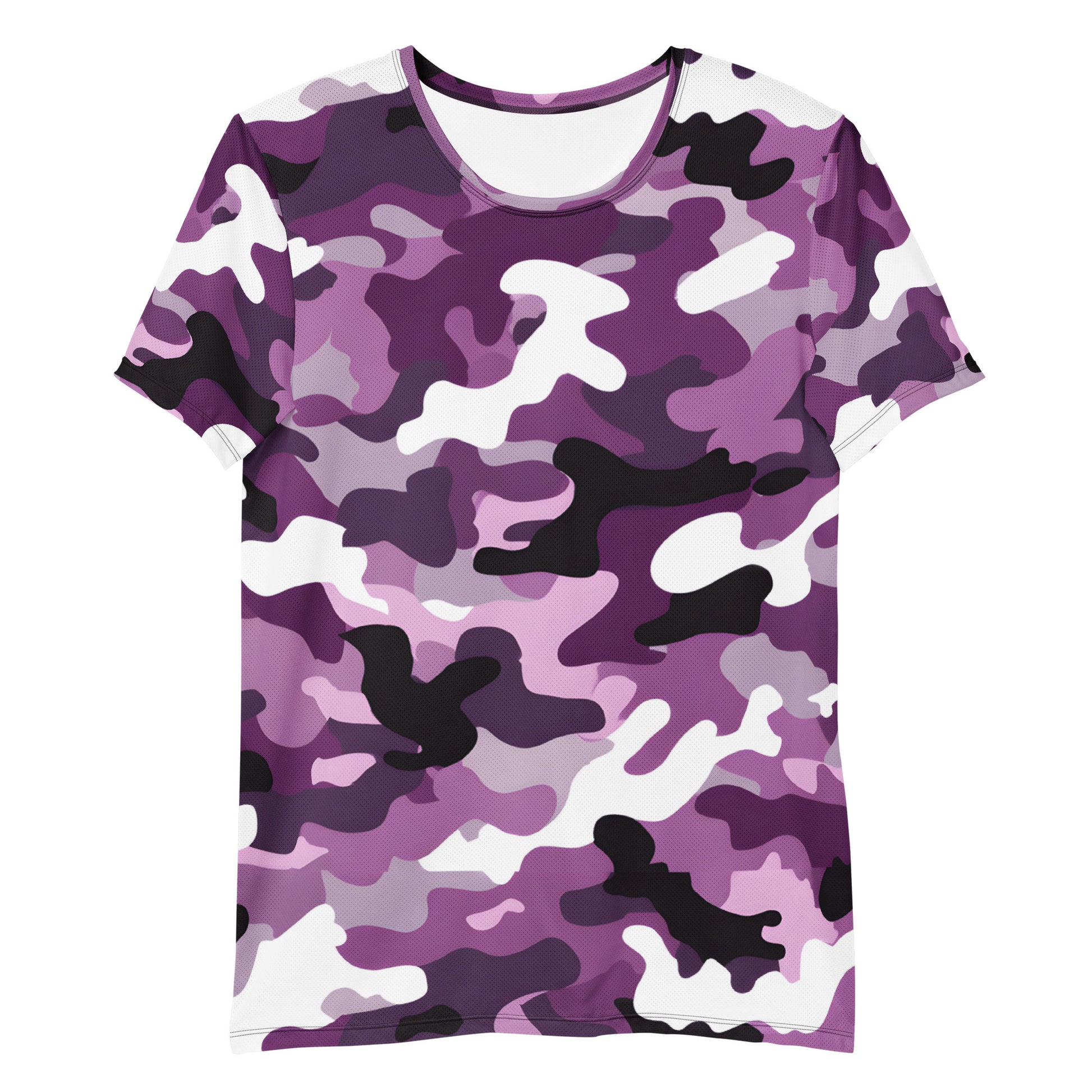 Purple Camouflage v4 Sport-T-Shirt für Herren Sport T-Shirt JLR Design