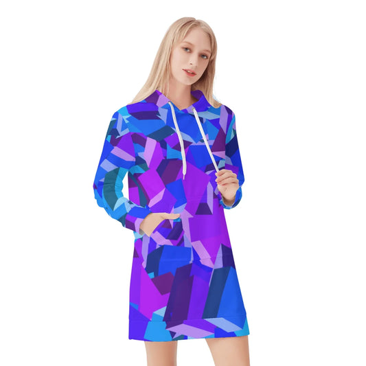 purple-cube-velvet-hoodie-dress-hoodiekleid-jlr-design-68506 - JLR Design