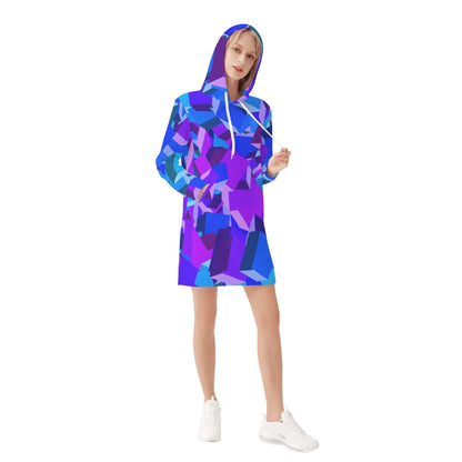 purple-cube-velvet-hoodie-dress-hoodiekleid-jlr-design-44061 - JLR Design