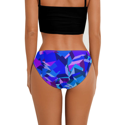 Purple Cube Damen Slip Damen Slip JLR Design