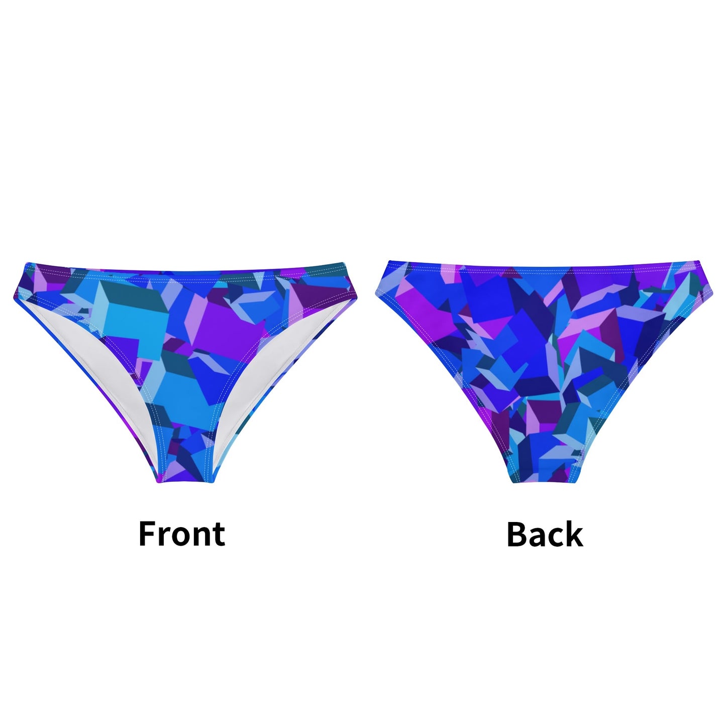 Purple Cube Damen Slip Damen Slip JLR Design