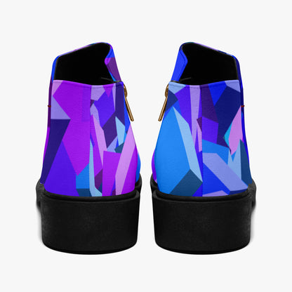 Purple Cube elegante Reißverschluss-Stiefeletten Stiefeletten JLR Design