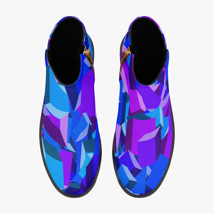 Purple Cube elegante Reißverschluss-Stiefeletten Stiefeletten JLR Design