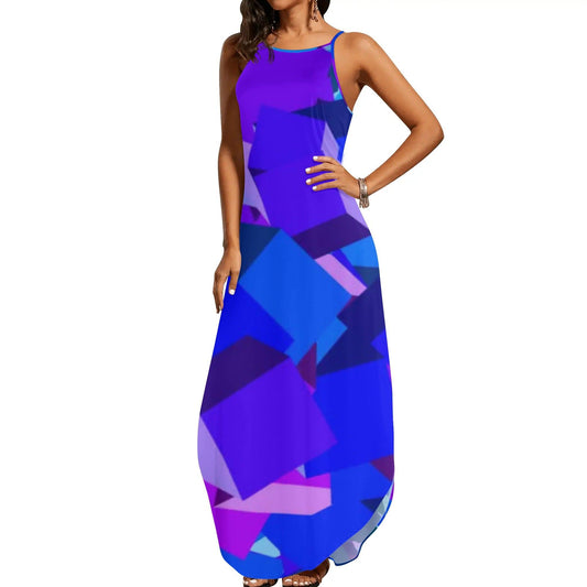 Purple Cube elegantes ärmelloses Abendkleid Abendkleid 77.99 Abendkleid, cube, Elegant, Purple, ärmellos JLR Design
