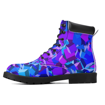 Purple Cube Ganzjahres Stiefel für Damen Lederstiefel 82.99 Cube, Damen, Ganzjahres, Lederstiefel, Purple JLR Design