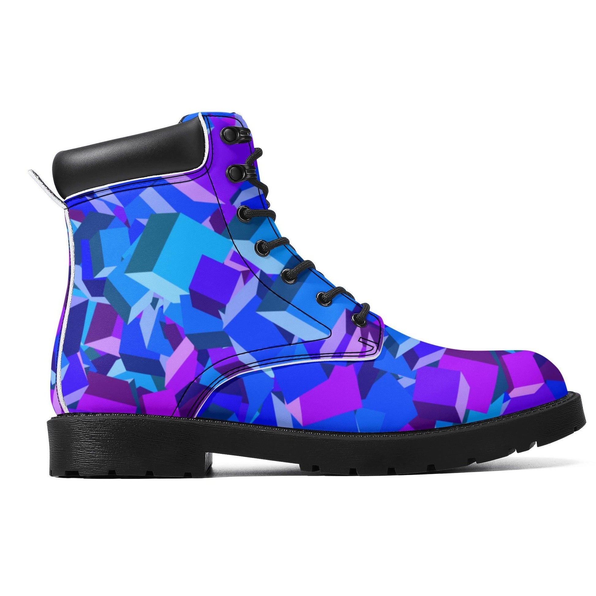 Purple Cube Ganzjahres Stiefel für Damen Lederstiefel 82.99 Cube, Damen, Ganzjahres, Lederstiefel, Purple JLR Design