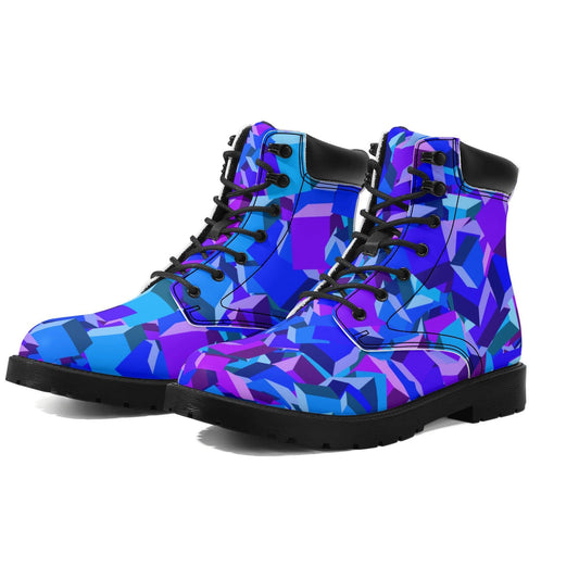 Purple Cube Ganzjahres Stiefel für Herren Lederstiefel 82.99 Cube, Ganzjahres, Herren, Lederstiefel, Purple JLR Design