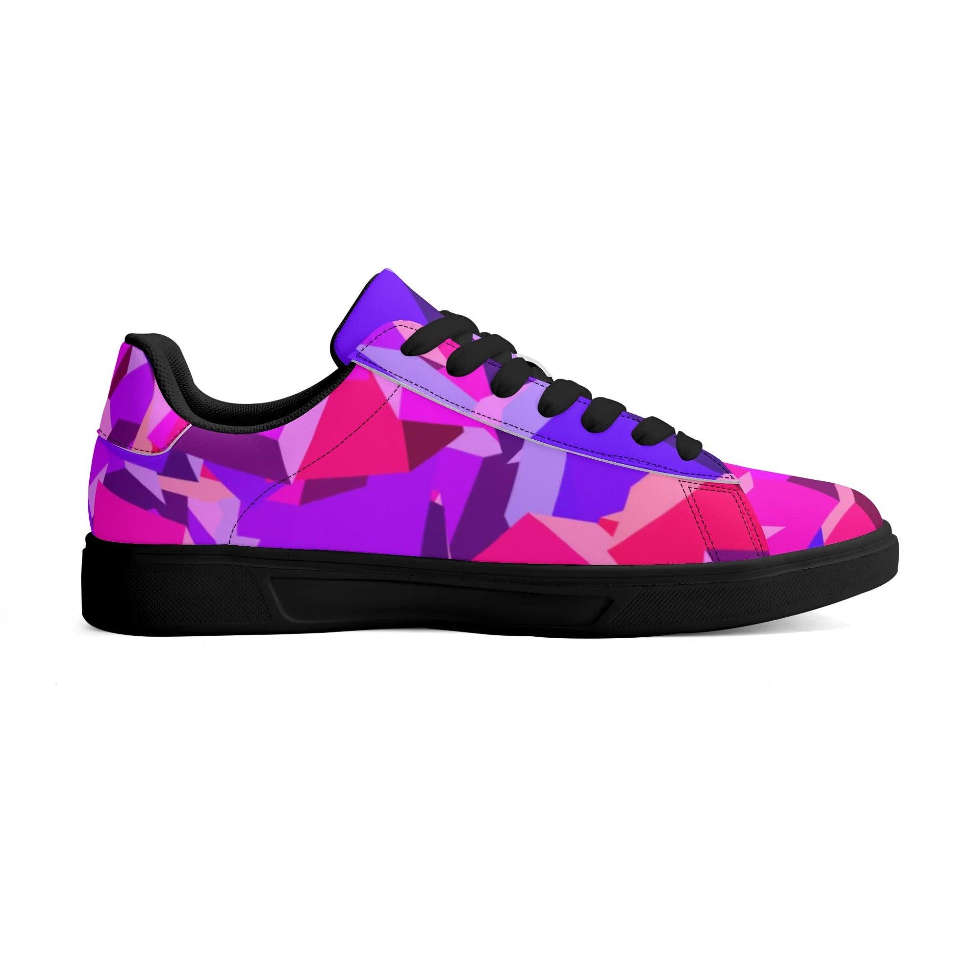 Purple Cube Low Top Leather Sneaker Low Top Sneaker 83.99 Leather, Low, Pink, Sneaker, Top JLR Design