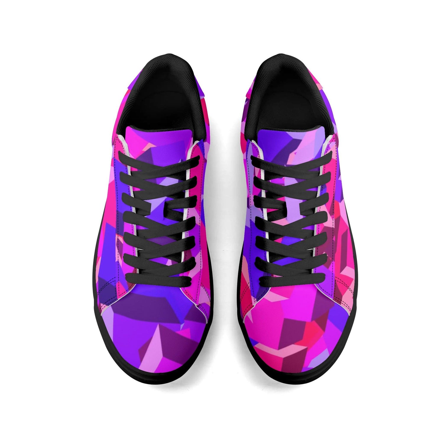 Purple Cube Low Top Leather Sneaker Low Top Sneaker 83.99 Leather, Low, Pink, Sneaker, Top JLR Design