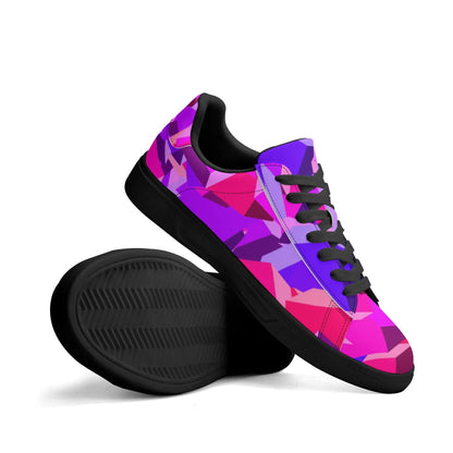 Purple Cube Low Top Leather Sneaker Low Top Sneaker 83.99 Leather, Low, Pink, Sneaker, Top JLR Design