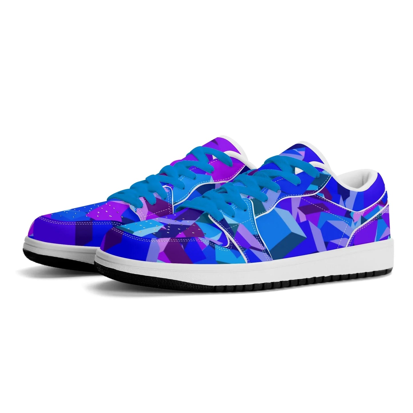 purple-cube-low-top-leder-sneaker-fur-damen-sneaker-jlr-design-56993 - JLR Design