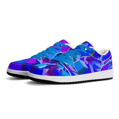 purple-cube-low-top-leder-sneaker-fur-damen-sneaker-jlr-design-56993 - JLR Design