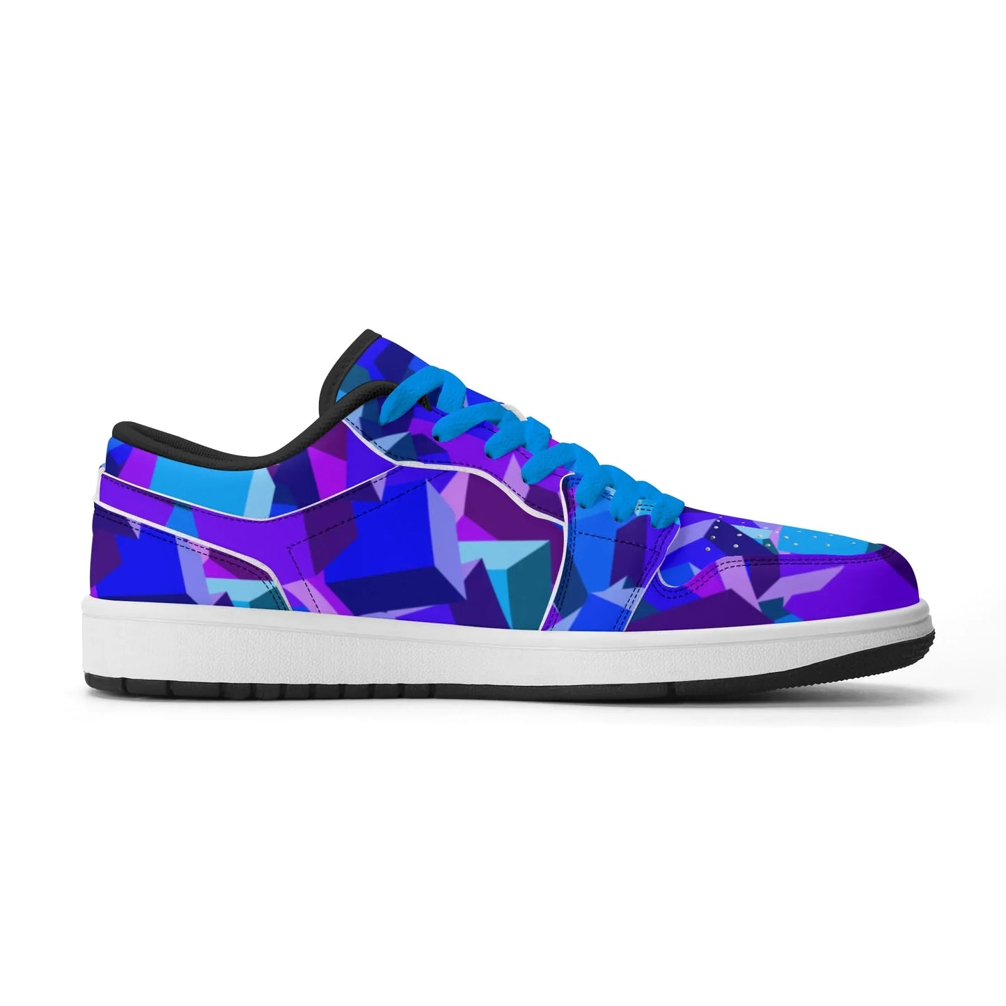 purple-cube-low-top-leder-sneaker-fur-damen-sneaker-jlr-design-91403 - JLR Design