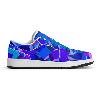 purple-cube-low-top-leder-sneaker-fur-damen-sneaker-jlr-design-72555 - JLR Design