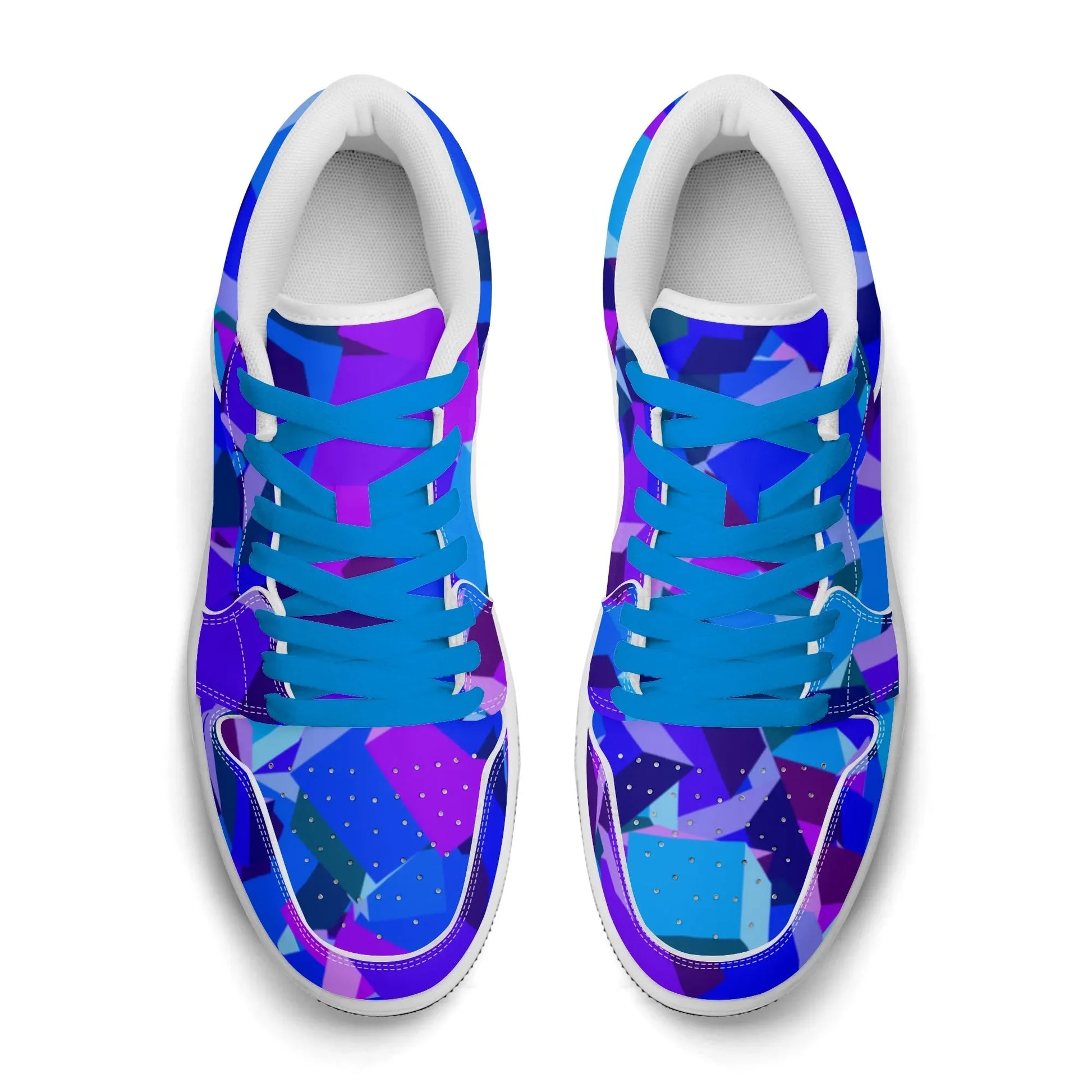 purple-cube-low-top-leder-sneaker-fur-damen-sneaker-jlr-design-94339 - JLR Design