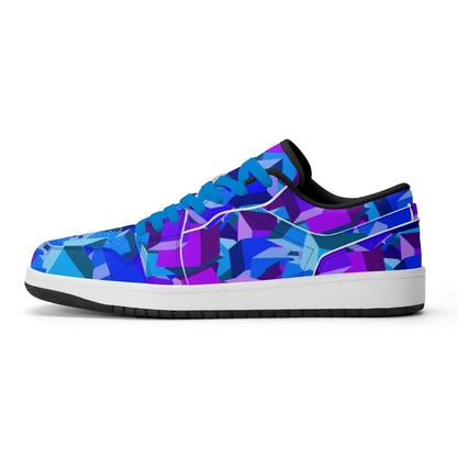 purple-cube-low-top-leder-sneaker-fur-herren-sneaker-jlr-design-31604 - JLR Design