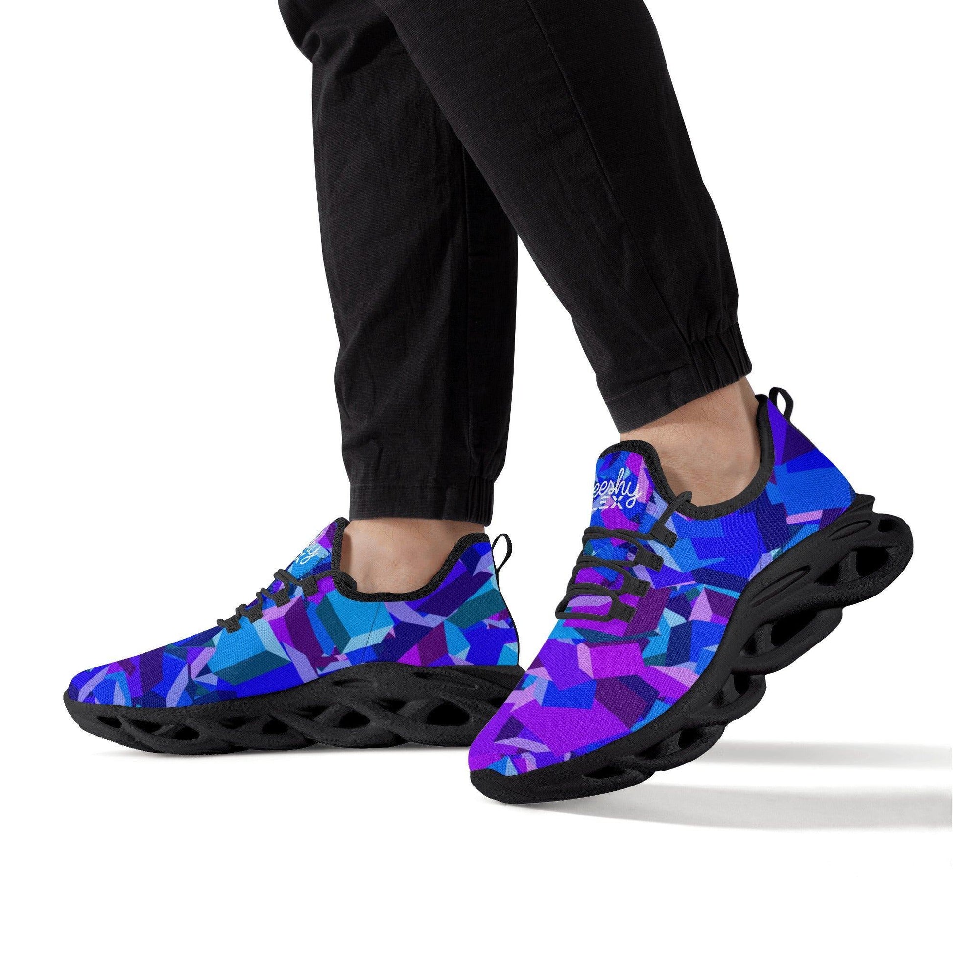 Purple Cube Meeshy Flex Herren Sneaker -- Purple Cube Meeshy Flex Herren Sneaker - undefined Sneaker | JLR Design