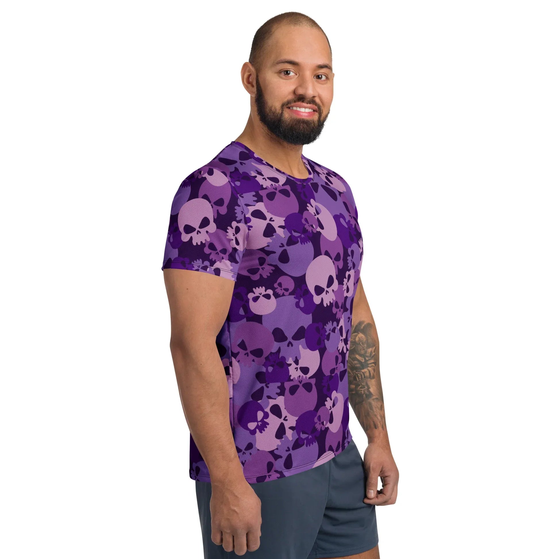 purple-skull-sport-t-shirt-fur-herren-sport-t-shirt-jlr-design-10 - JLR Design