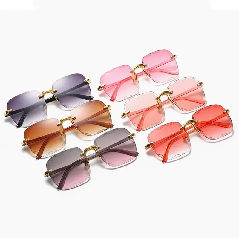 rahmenlose-sonnenbrille-damen-or-trendig-or-gradient-or-spiegelglas-or-leicht-brille-jlr-design-60749 - JLR Design