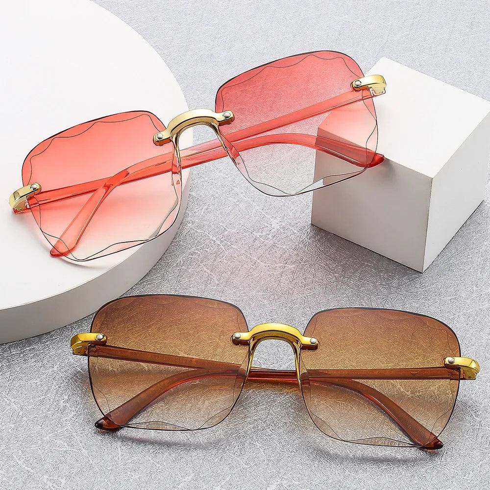 rahmenlose-sonnenbrille-damen-or-trendig-or-gradient-or-spiegelglas-or-leicht-brille-jlr-design-88913 - JLR Design