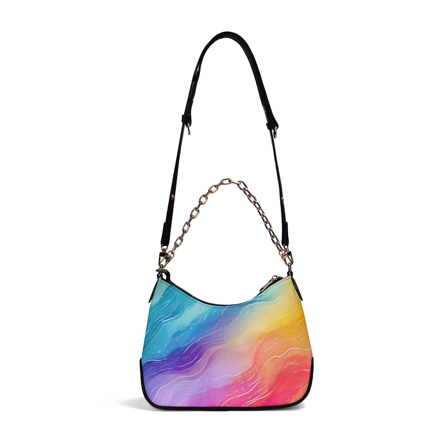 Rainbow elegante Umhängetasche mit Kette Umhängetasche JLR Design