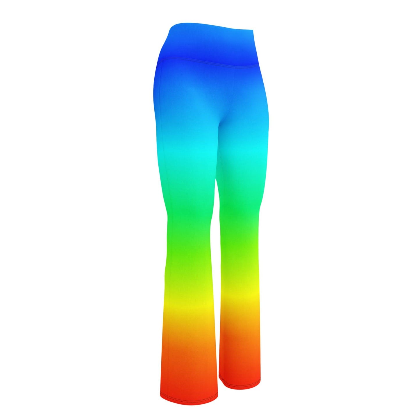 Rainbow High Waist Flare Leggings Flare Leggings 69.99 Flare, High, Leggings, rainbow, Waist JLR Design